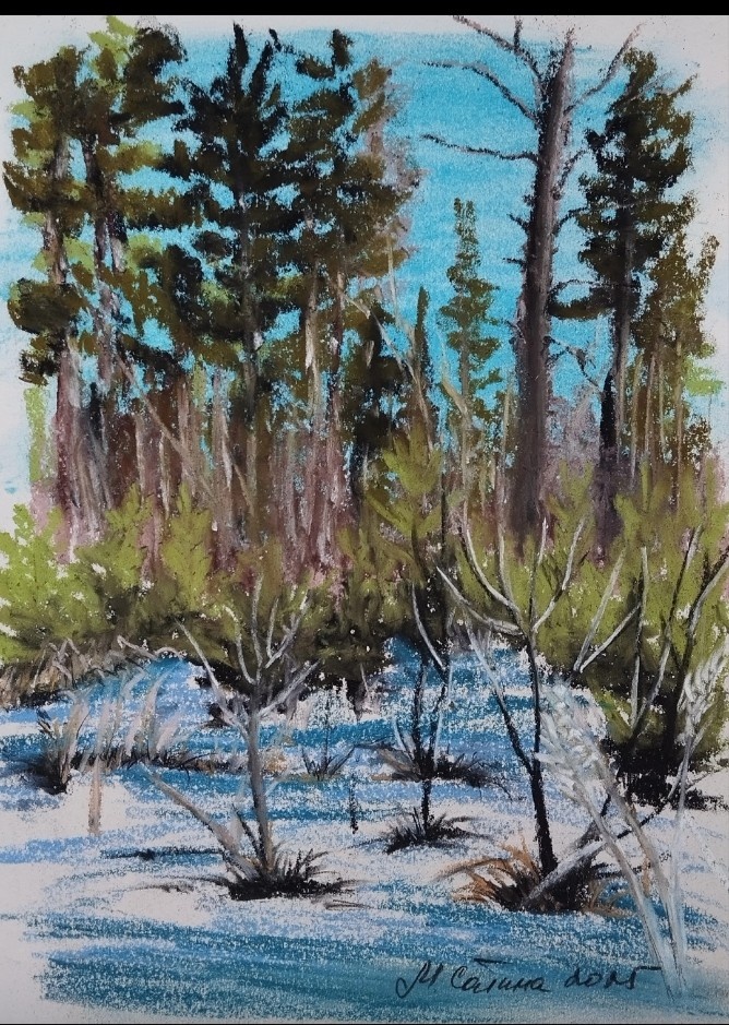 Картина художницы Марины Сатиной 