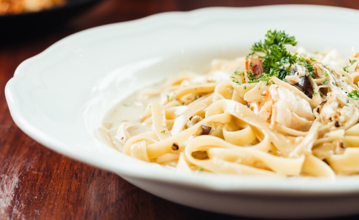 Паста с грибами