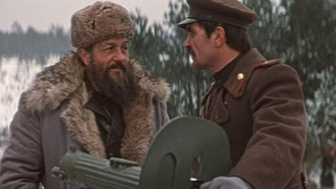 Кадр из фильма "От буга до Вислы" киностудии им. Довженко