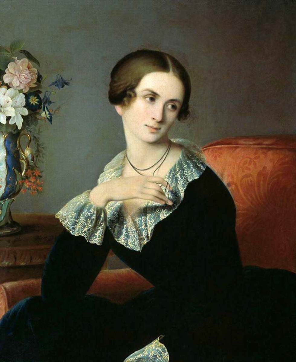 «Портрет неизвестной», Евгений Александрович Плюшар