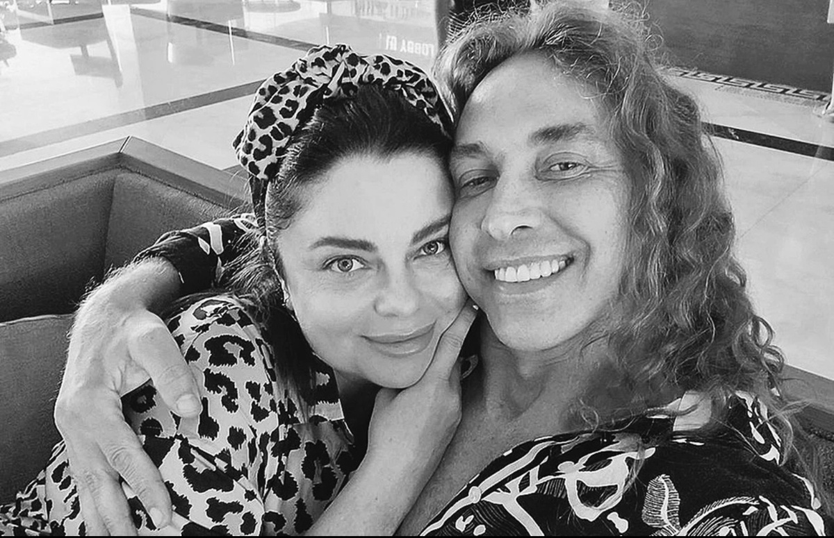 С мужем Тарзаном