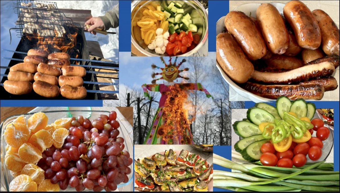 Сочные сардельки на костре и сало с дымком: сходили в гости и наелись от пуза🤣: Чем угощала нас невестка на проводы ЗИМЫ