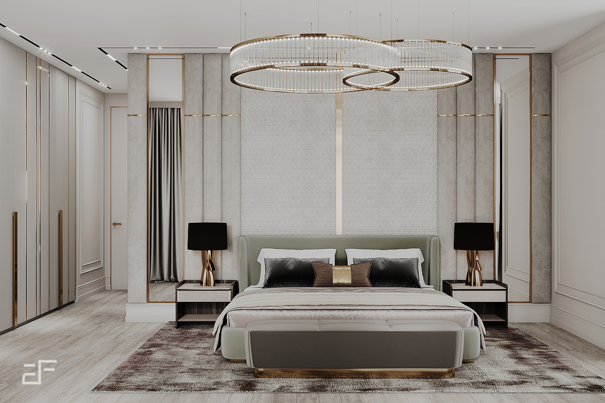 Дизайн интерьера мастер-спальни в современном стиле