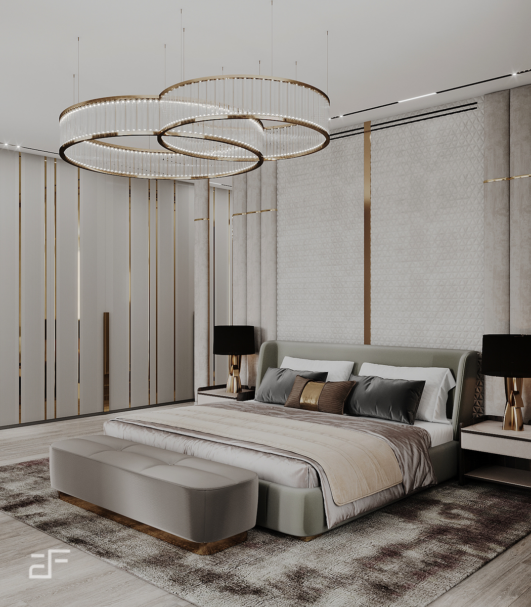 Дизайн интерьера мастер-спальни в современном стиле