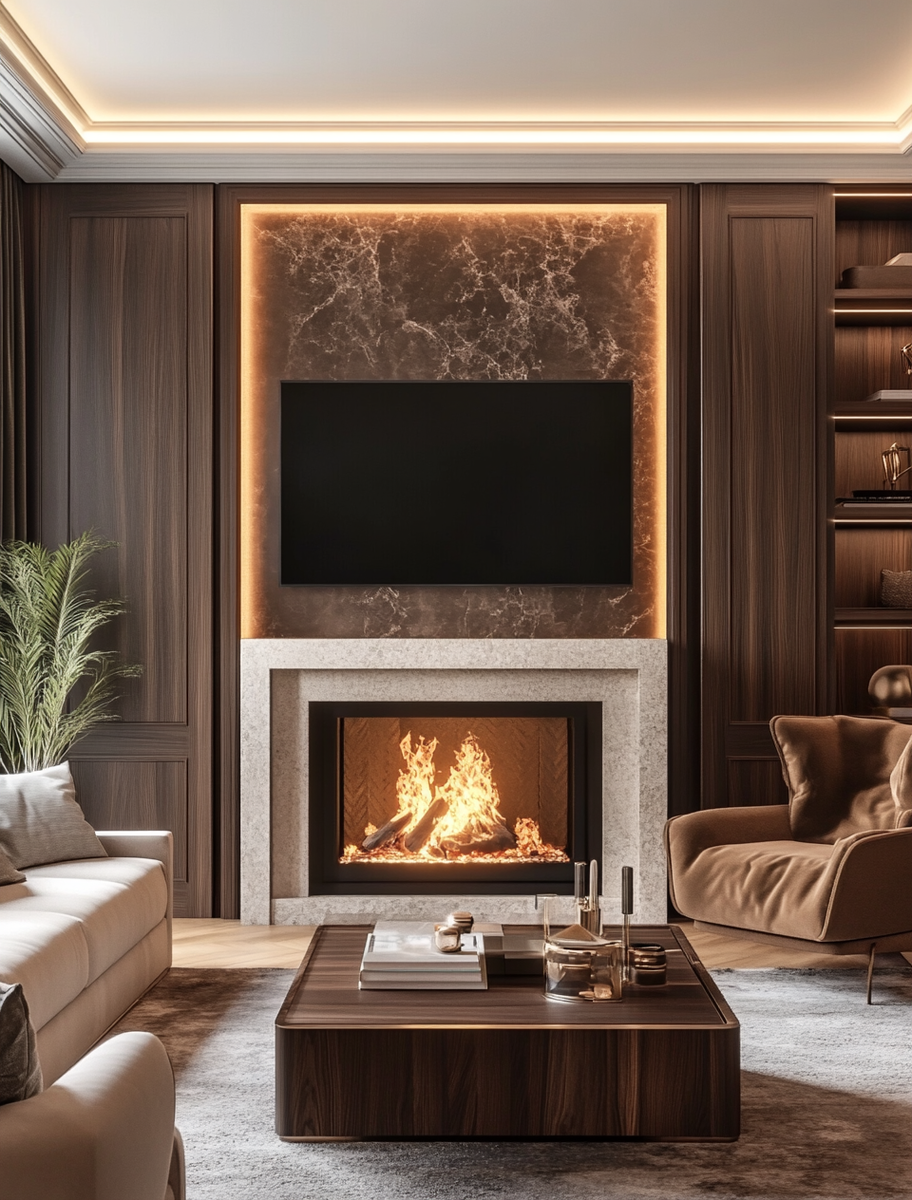    Как выбрать идеальную тумбу под телевизор с камином для уюта и стиля вашего интерьера Kamin