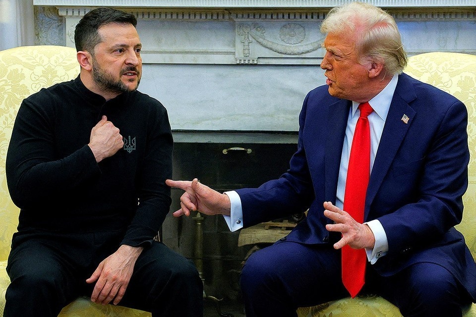    В соцсетях создали сотни мемов после скандала на встрече Трампа с Зеленским REUTERS