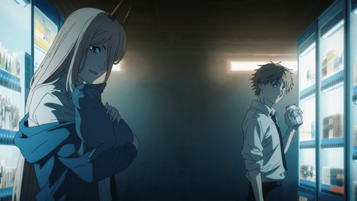 Кадр из аниме "Chainsaw Man"