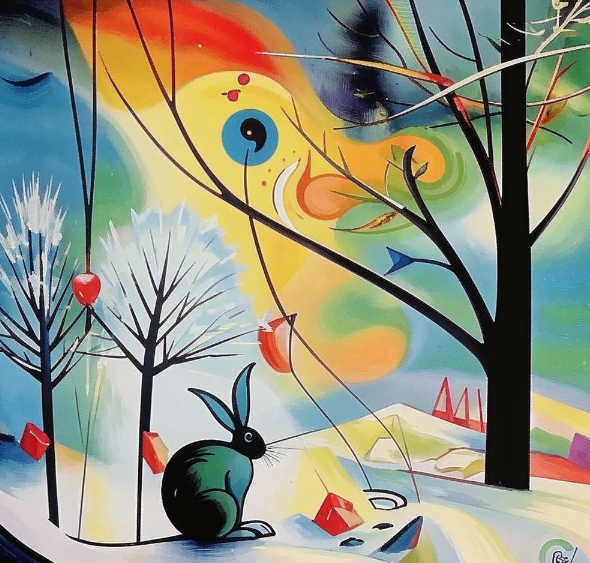 В сите Василия К. "Зимний заяц вредитель" 