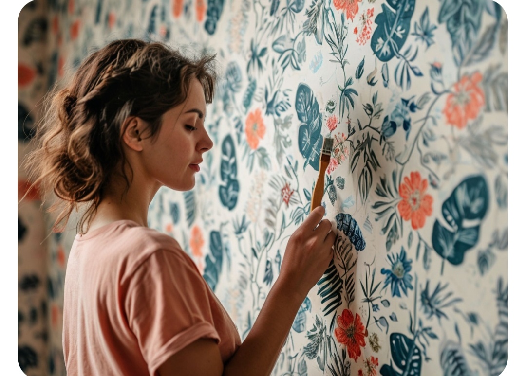 Поклейка обоев своими руками 