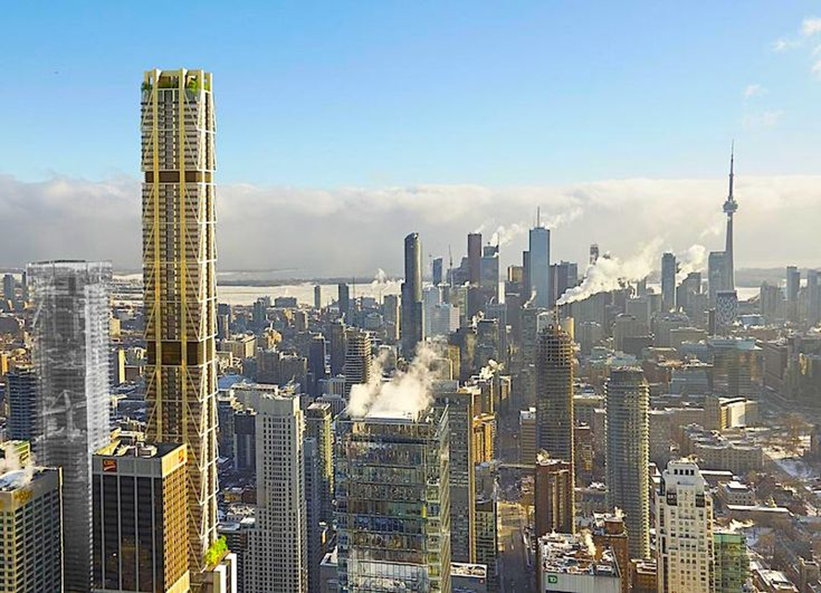 Небоскрёбы Торонто. Взято из открытых источников.