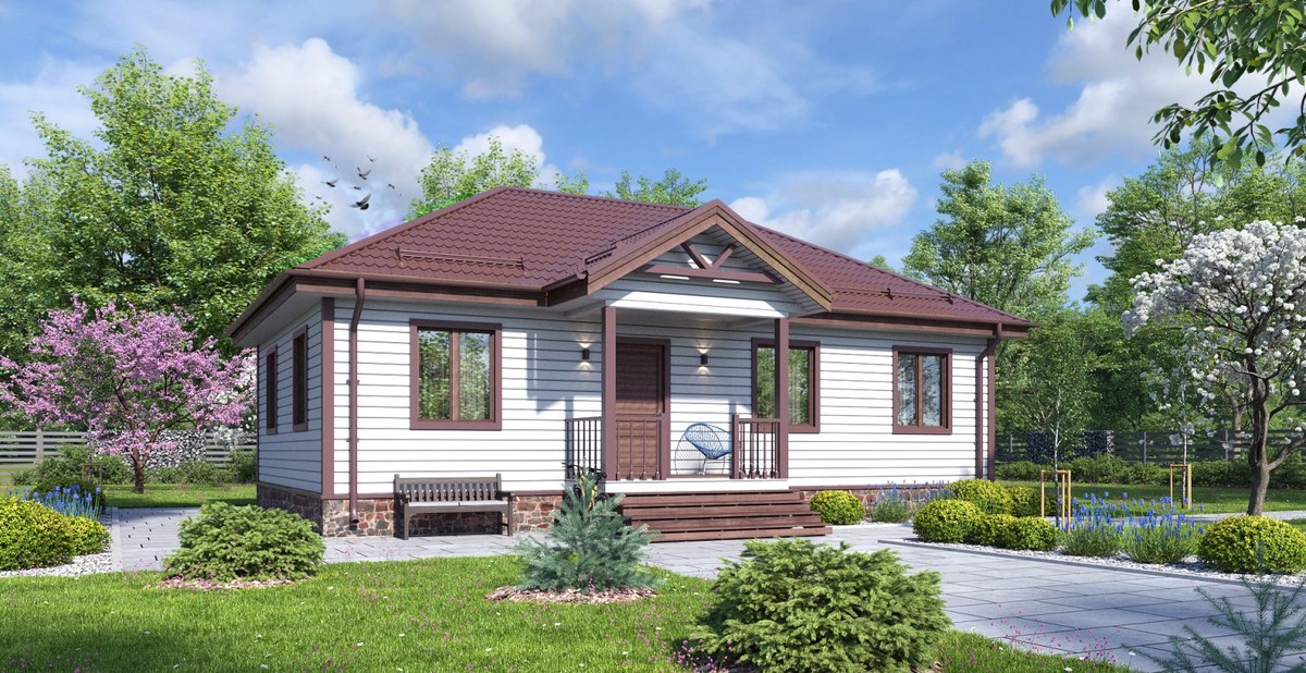 Проект каркасного дома "Невада" 