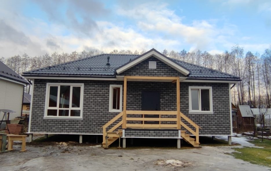 Построенный каркасный дом "Невада"