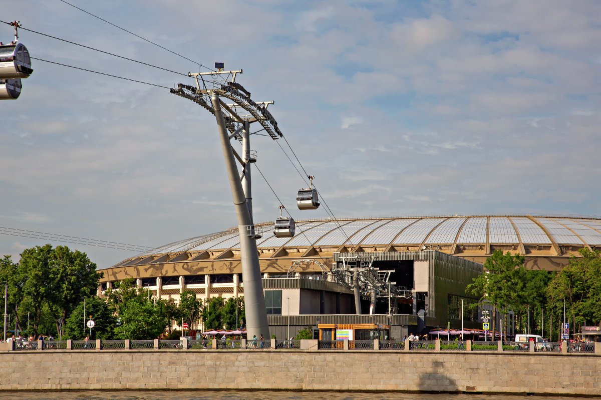 канатка летом