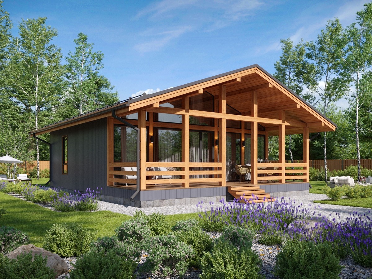 Проект каркасного дома "Бавария"