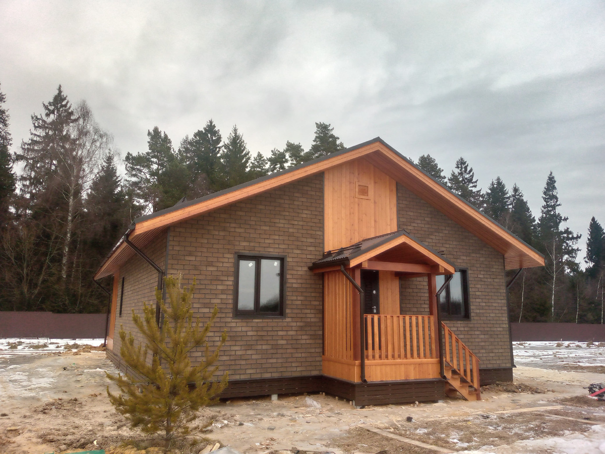 Построенный каркасный дом "Бавария"
