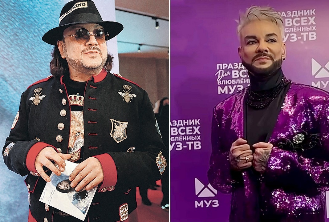 Филипп Киркоров. Справа - одна из последних фотографий