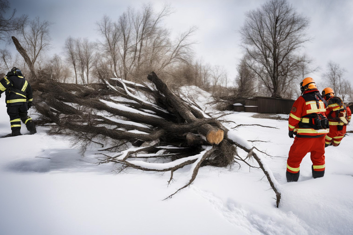 В регионе прогнозируют опасные природные явления.  Фото: Изображение сгенерировано нейросетью Kandinsky 3.0