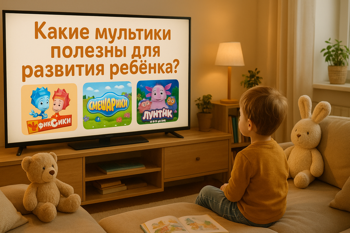 Какие мультики полезны для развития ребёнка
