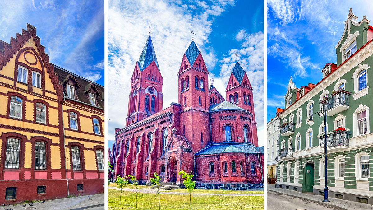 Старинная архитектура Черняховска