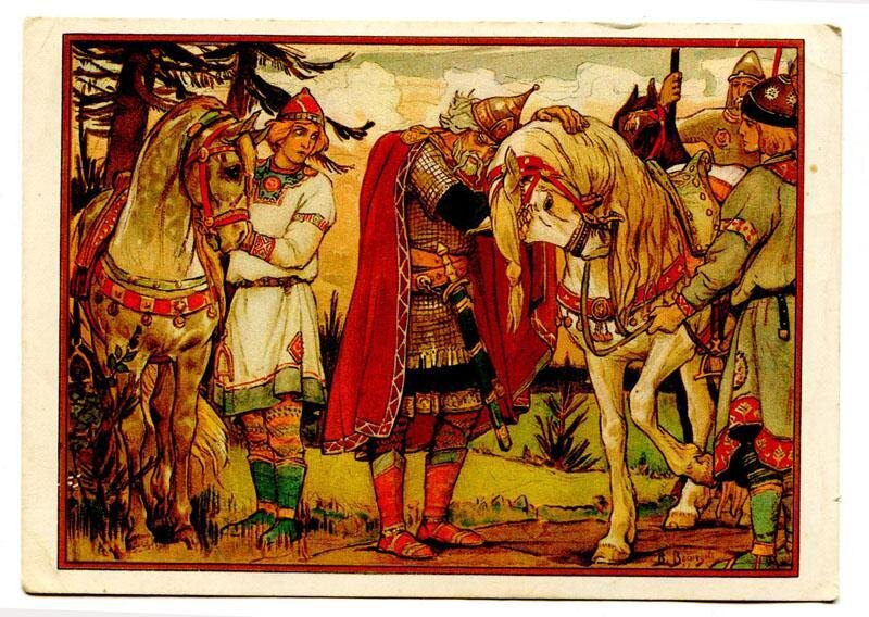 «Прощание Олега с конём» —  созданная В.М. Васнецовым в 1899 году.