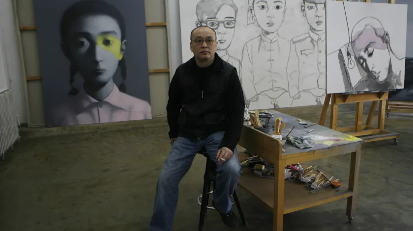 Художник Чжан Сяоган