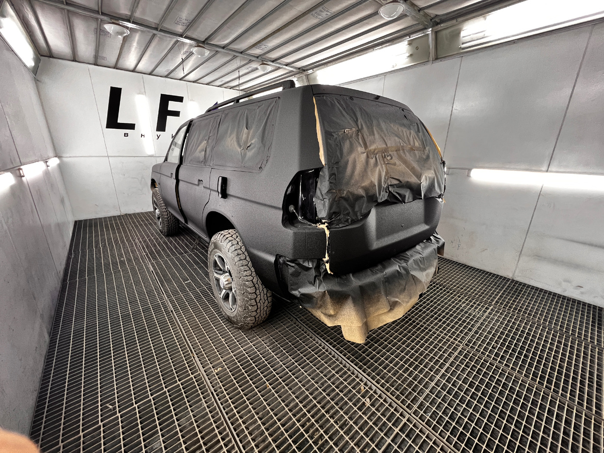 Покраска Раптором Паджеро