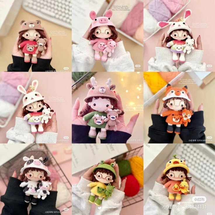 Куколки Bear Bearnita - будем вместе вязать этих малышей!