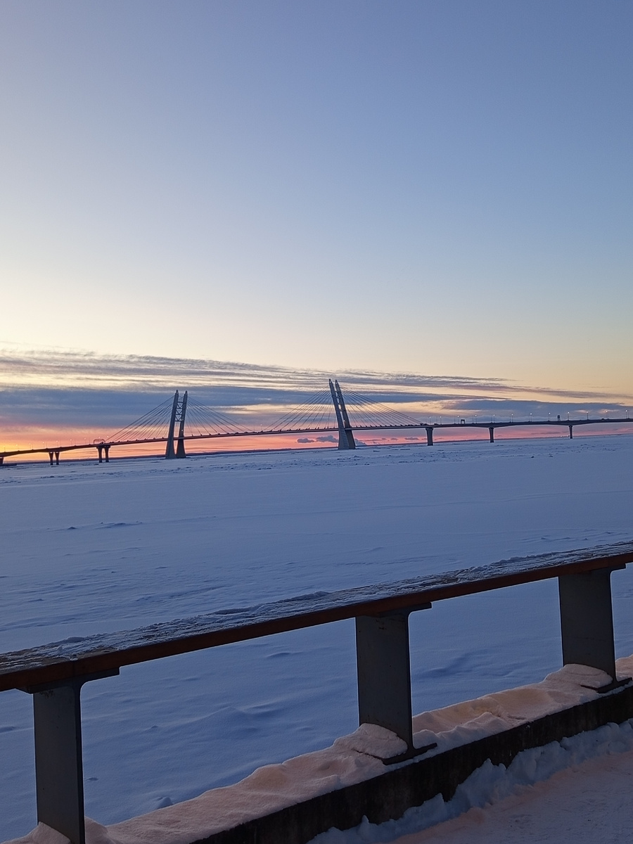 Январь, Севкабель, вид на Неву, одна из наших культурных прогулок с сестричкой