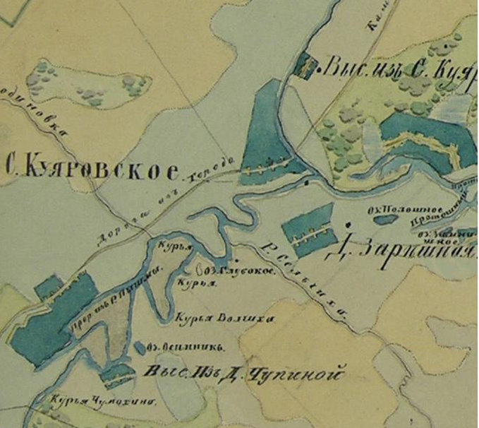 Фрагмент Плана Генерального Межевания