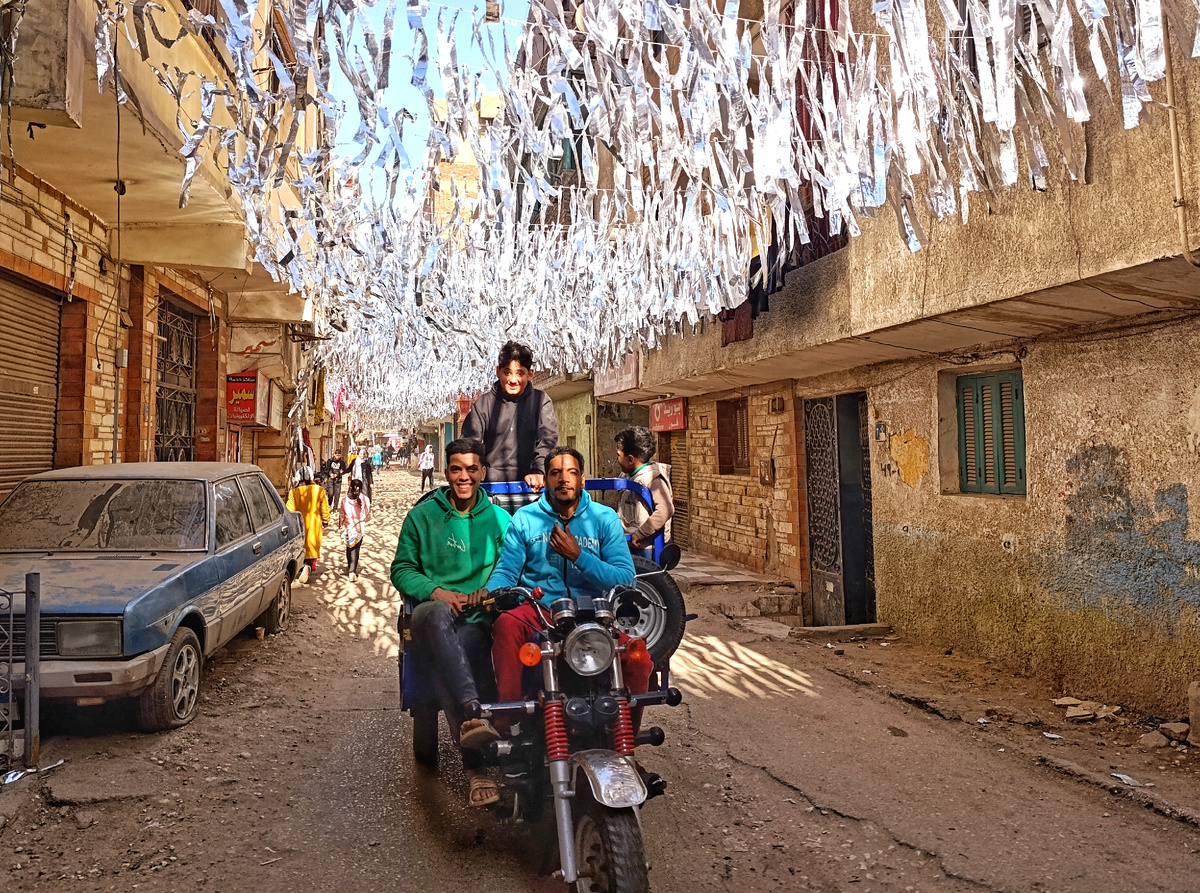 Украшения улиц перед Рамаданом