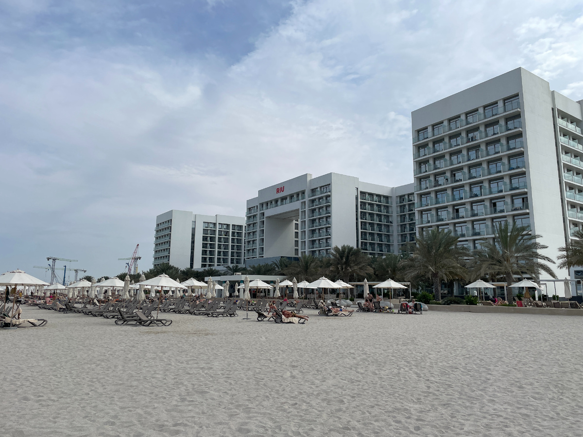 Отель RIU - вид с моря 