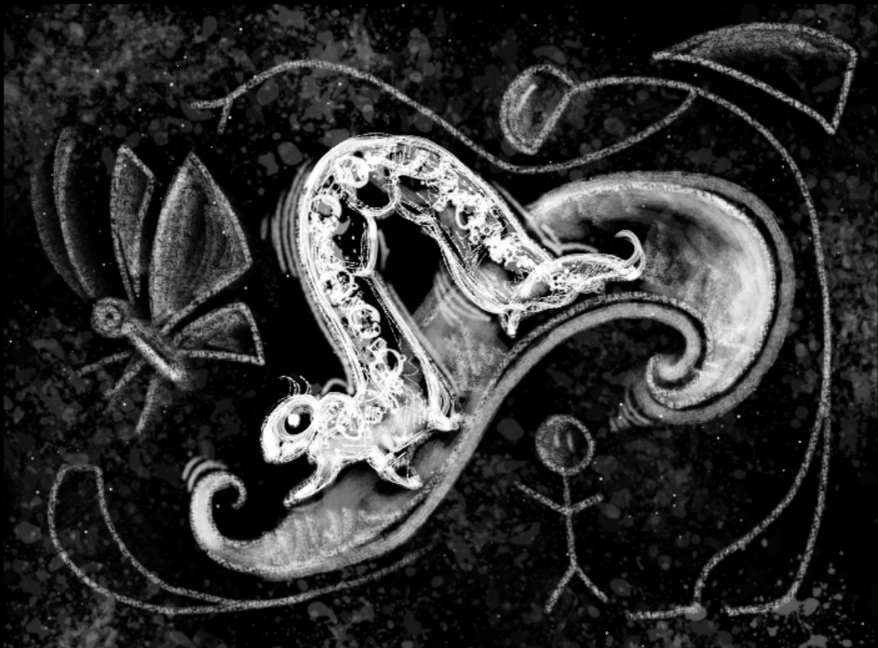 Иллюстрация из сборника фантастических рассказов "Замирье" на сайте mildegard.ru