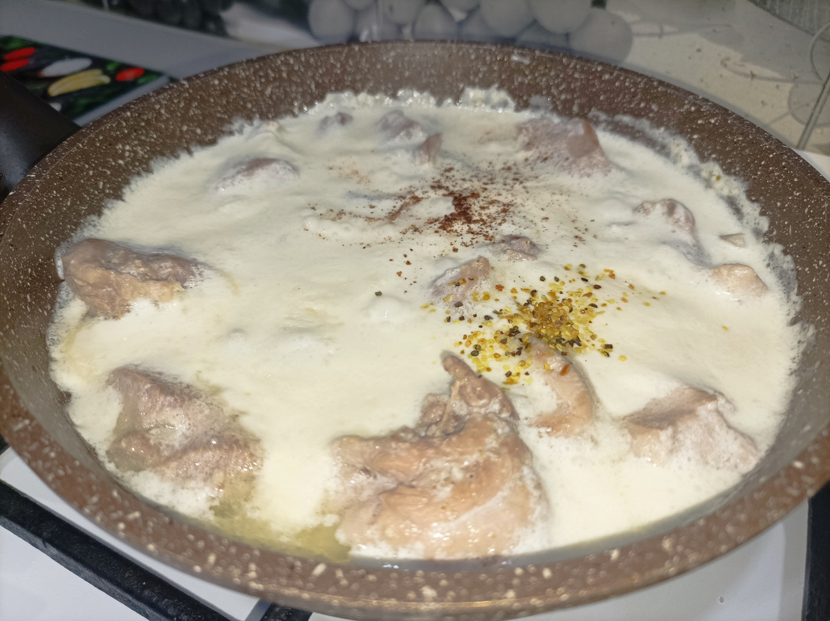 Индейка в сливках