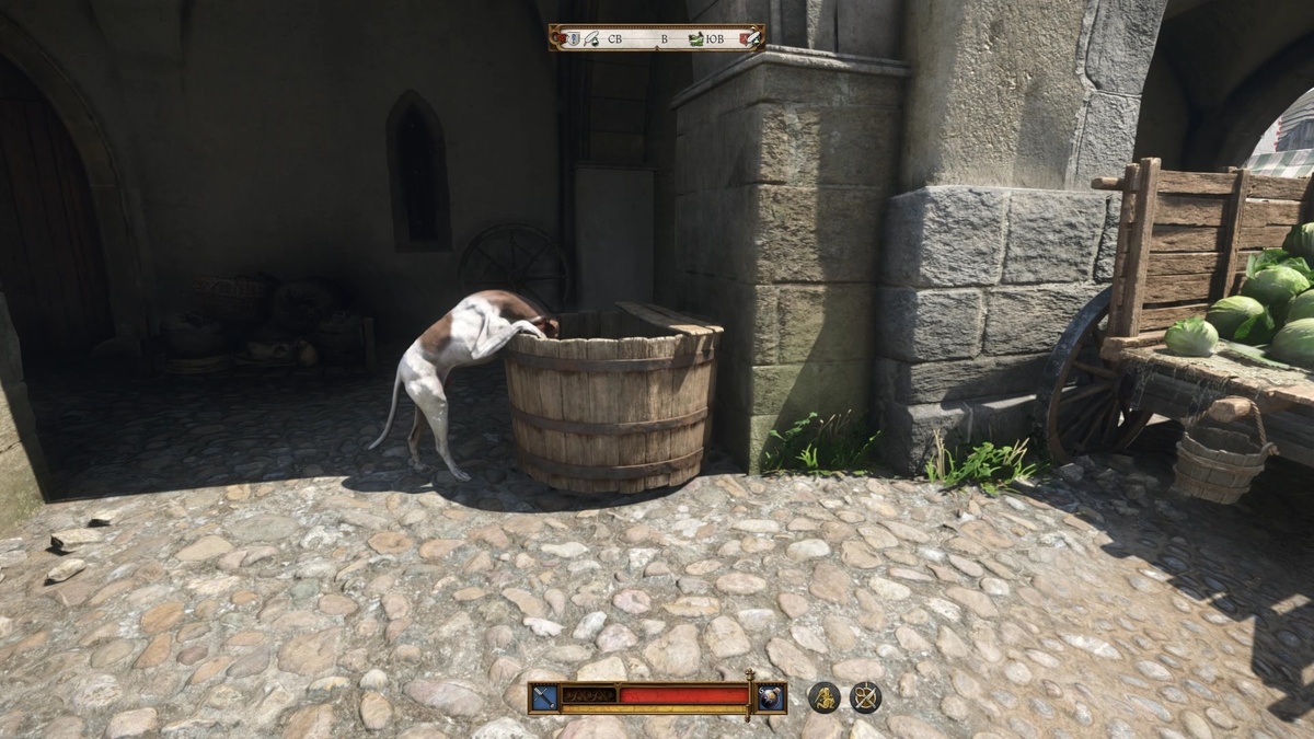 Приятных мелочей вроде пьющего из бадьи барбоса в игре, без преувеличения, сотни