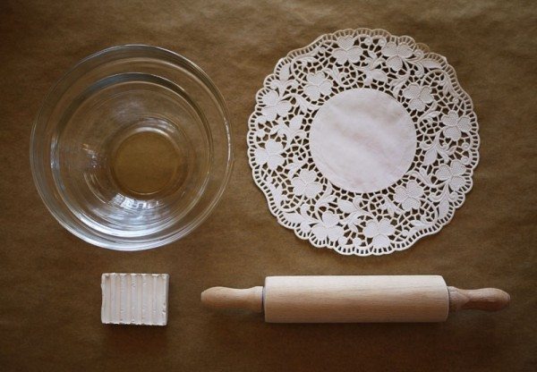 материалы для создания блюдца