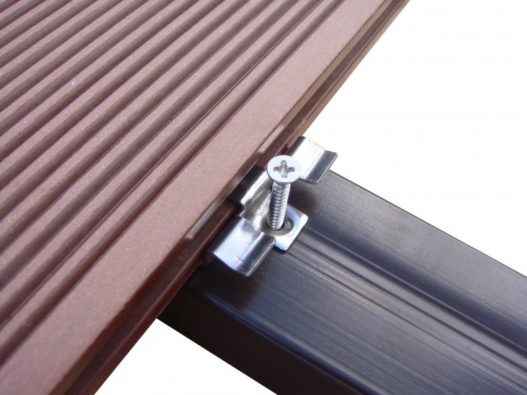 монтаж террасной доски из дпк