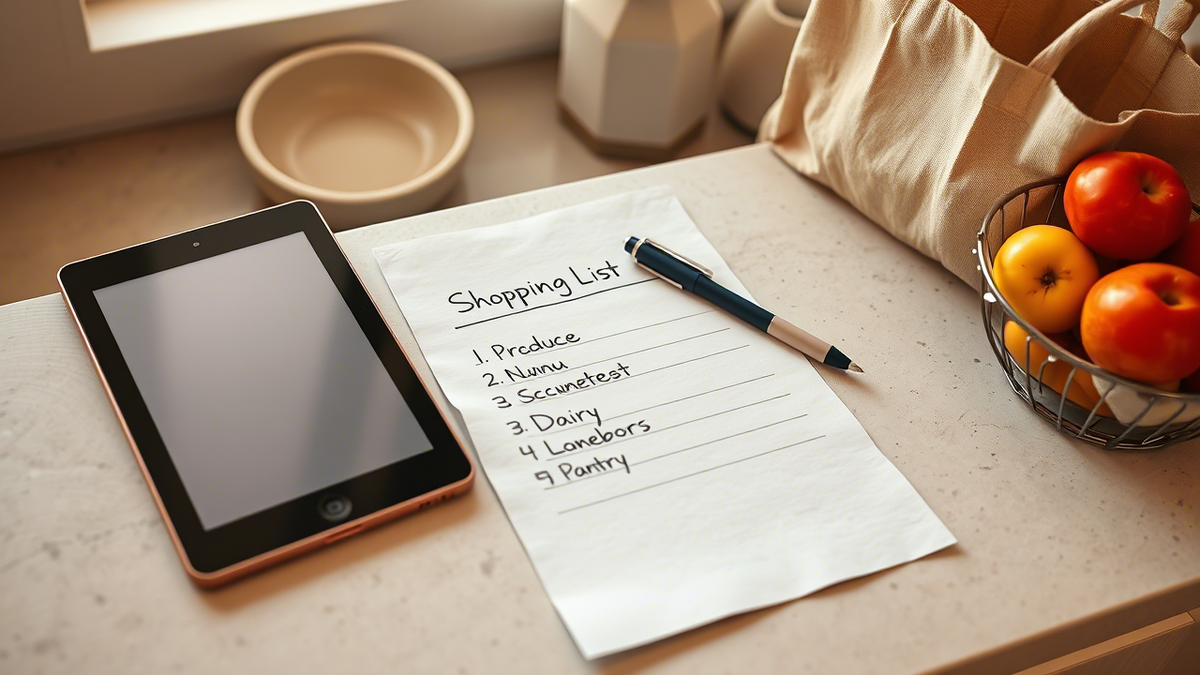 Английский: список покупок