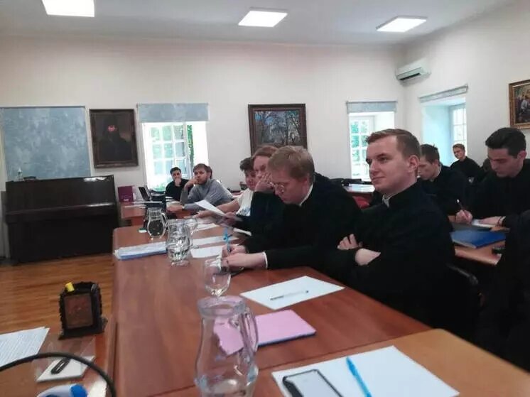 Денис Попович, подозреваемый в покушении на Тихона. Фото: Сайт Сретенской духовной семинарии