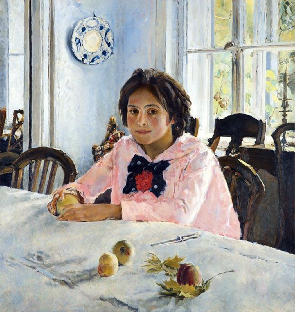 Girl with Peaches 1887