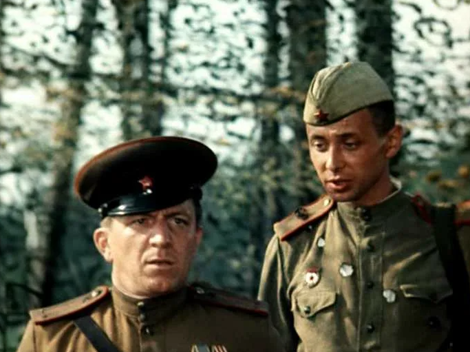 Георгий Штиль и Олег Даль. Кадр из фильма "Женя, Женечка и "Катюша"