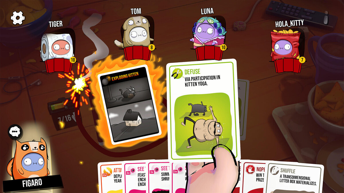    Галерея игры Exploding Kittens 2