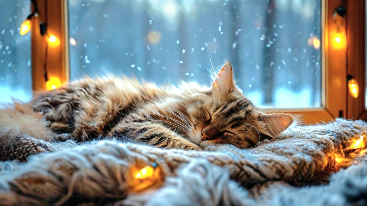 Кошка на окошке. 