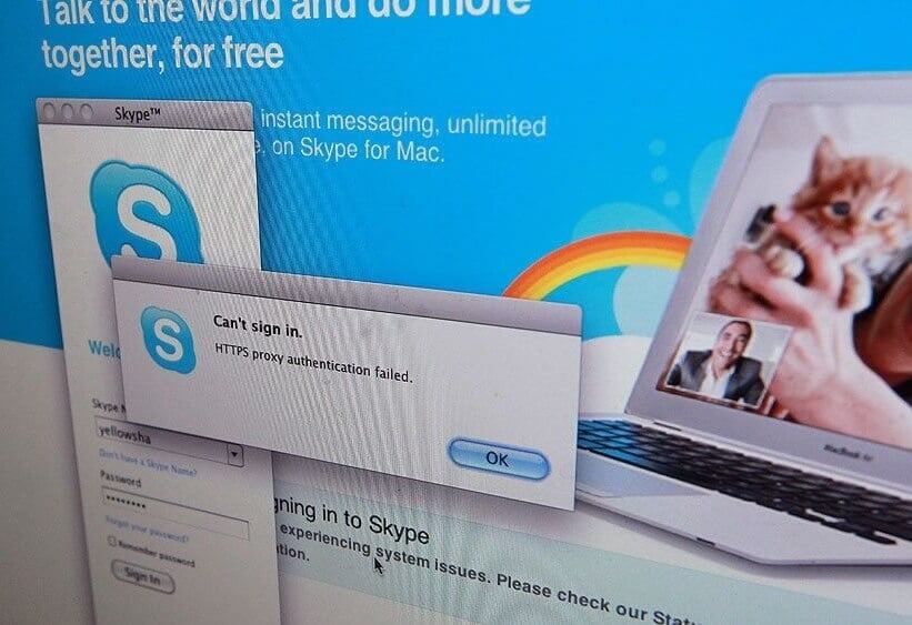    В какой-то момент Skype просто не загрузится. Изображение: РИА Новости