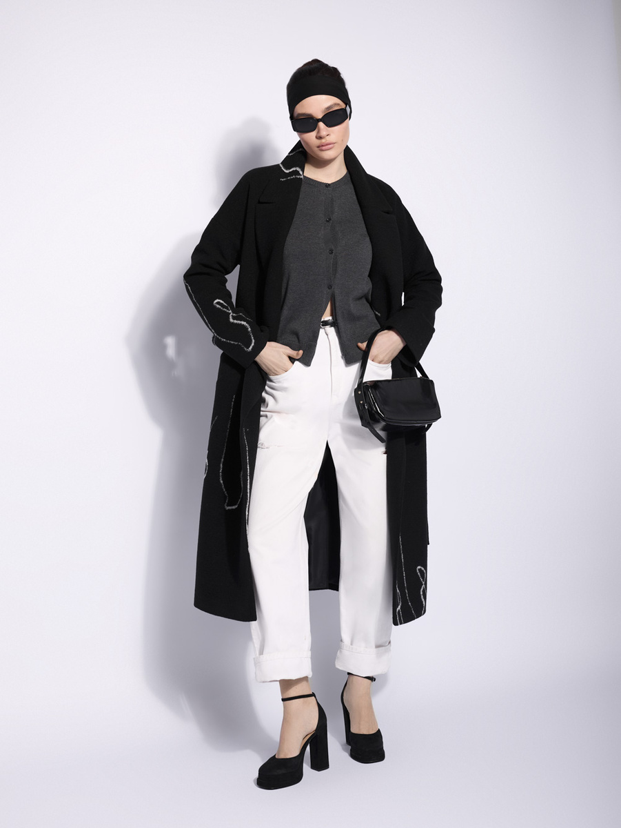 Пальто с принтом DreamWhite