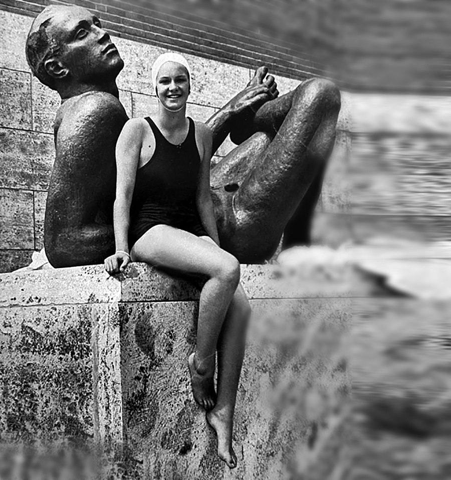 Советская пловчиха