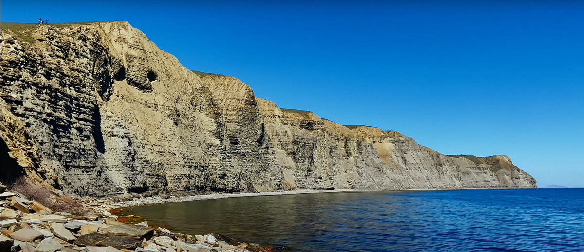 Вид на скалы с бухты.