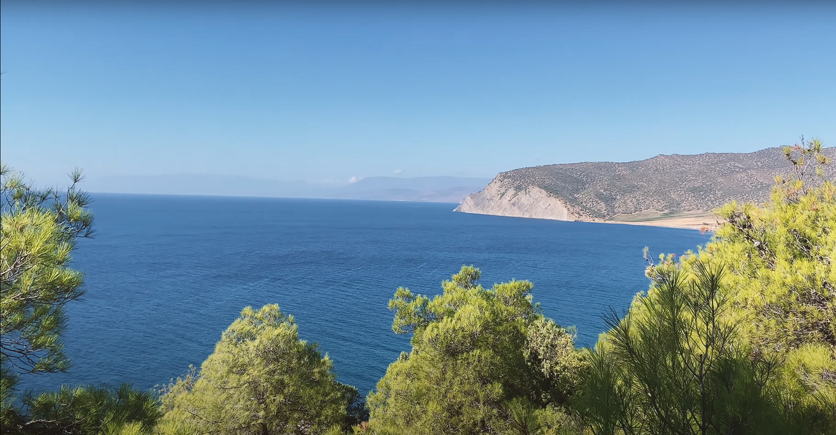  Панорама в сторону поселка Веселое