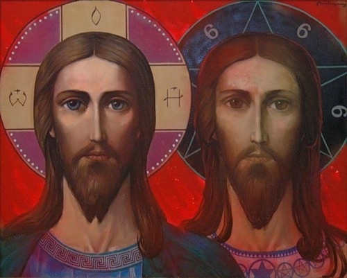 И. Глазунов. "Христос и Антихрист". 1999 год.