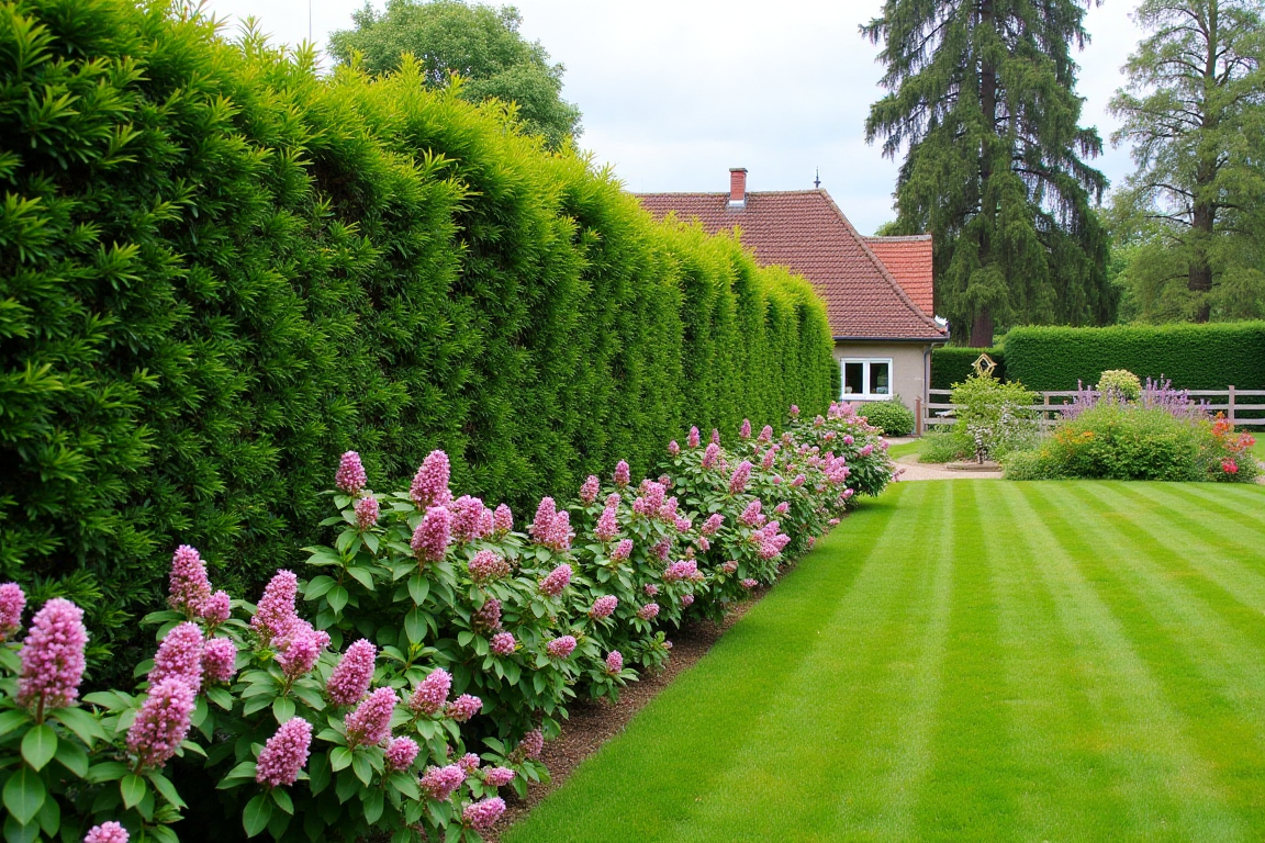 Кустарники для живой изгороди