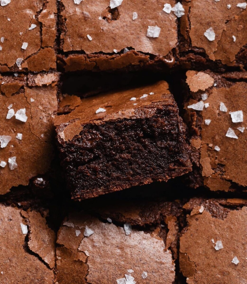 Шоколадно-сливочные брауни за простые 10 шагов